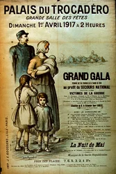 Een poster voor het Palais du Trocadero, 1917